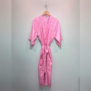 Eastern Collection Silk Robe in Bubblegum Pink Small/Medium F1 Vintage Kimono